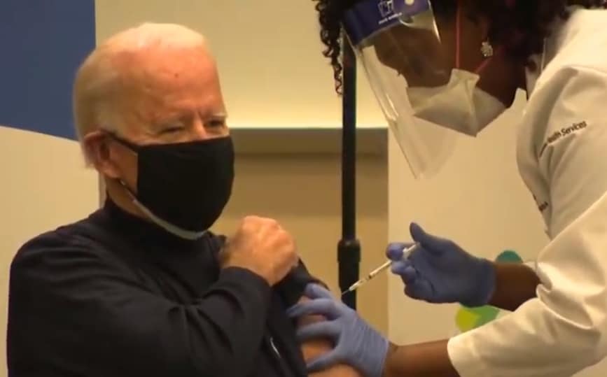 VIDEO Viitorul președinte american Joe Biden s-a vaccinat în public împotriva lui Covid-19 | .News