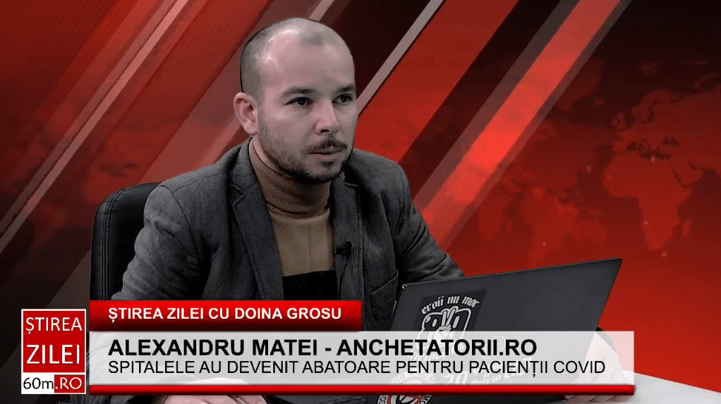 Alexandru Matei – Anchetatorii.ro: Medicamente administrate fictiv în spitalele covid din România?