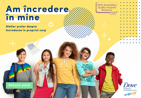 Programul educational „Dove – Ai încredere în tine” continuă în școlile din România. Cum vă puteți alătura programului