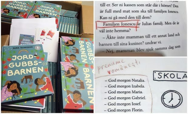 VIDEO: Copiii românilor din Suedia, discriminați la școală în cartea cu caracter rasist și xenofob, “Copiii căpșunarilor”