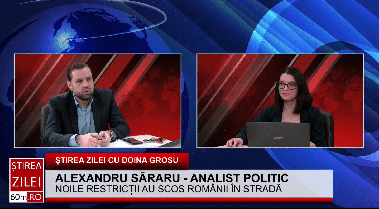 Alexandru Săraru: „Virusul are program dacă ne luăm după restricțiile guvernului”