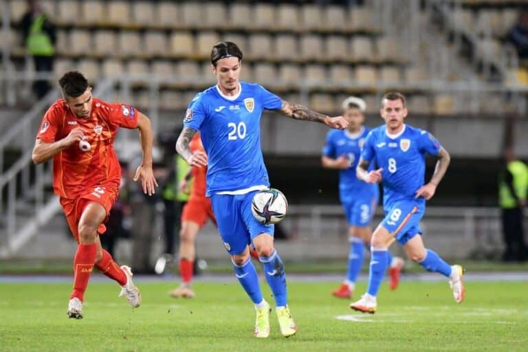 Preliminarii CM 2022, Grupa J: Macedonia de Nord – România 0-0. Naționala noastră obține 7 puncte din 9 posibile și se află la un punct de Armenia