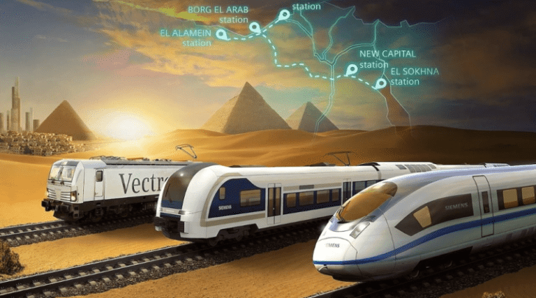 Egiptul construiește linii de cale ferată de mare viteză de 4,5 miliarde de dolari – 60m.ro – 4media.INFO
