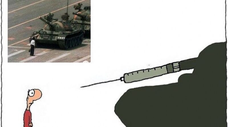 Caricaturist concediat după ce a comparat vaccinul anti-Covid-19 cu protestul din Piața Tiananmen – 60m.ro – 4media.INFO