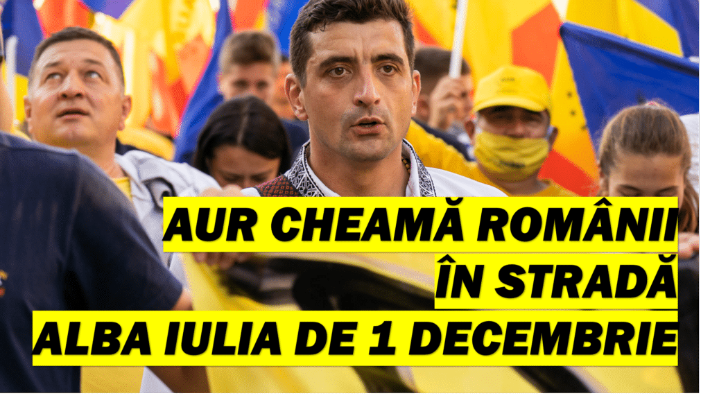 George Simion(AUR) îi cheamă pe români în stradă de 1 Decembrie: SĂ FIM UNIȚI! – 60m.ro