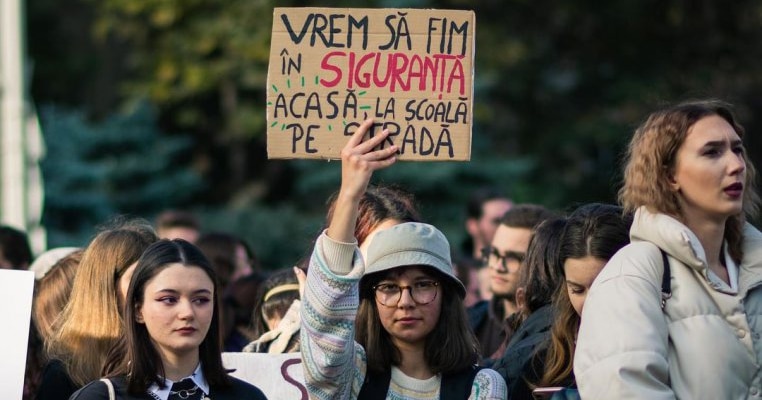 Marșul pentru siguranța femeilor, desfășurat în mai multe orașe din România