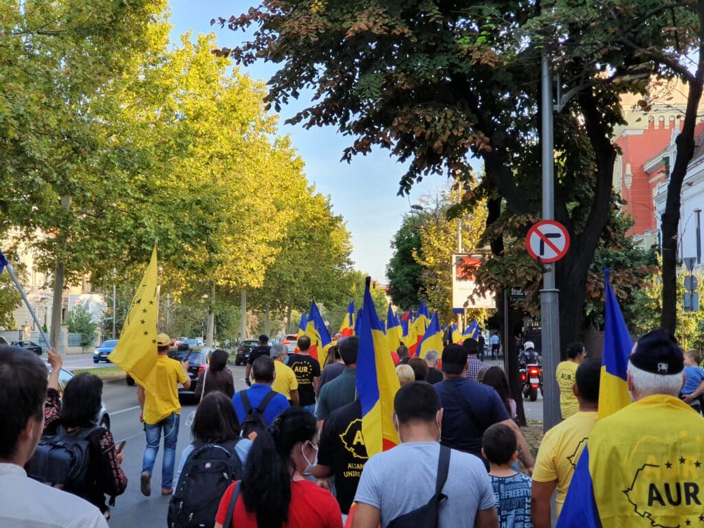 Protestul AUR: IMPRESIONANT – CURIERUL ROMÂNESC