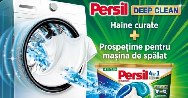 Noul Persil Deep Clean, detergentul pentru rufe ce oferă prospețime mașinii de spălat